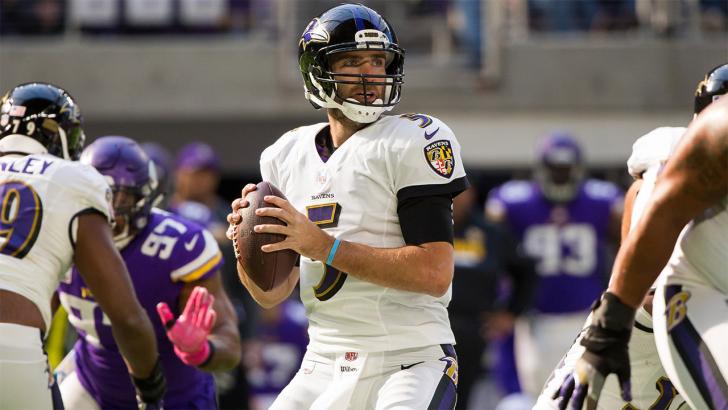 Joe Flacco should be primed for a big day against the Indianapolis Colts